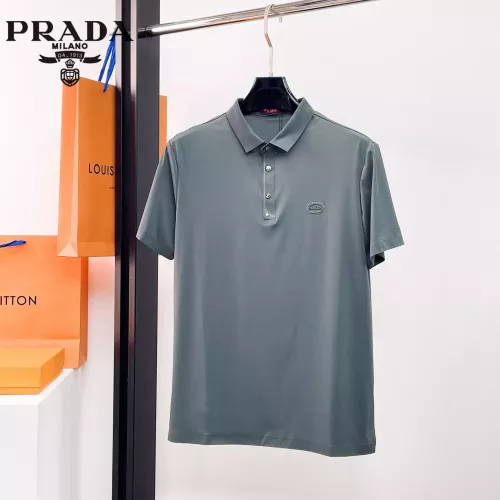 Prada T-Shirts Short Sleeved For Men #1333475 $48.00 USD, Wholesale Replica Prada T-Shirts