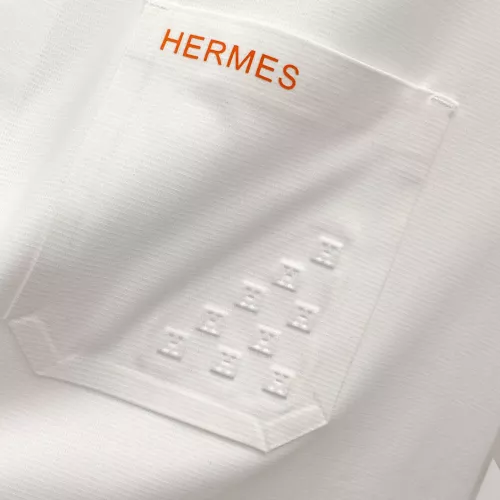 Replica Hermes Shirts Short Sleeved For Men #1333500 $52.00 USD for Wholesale
