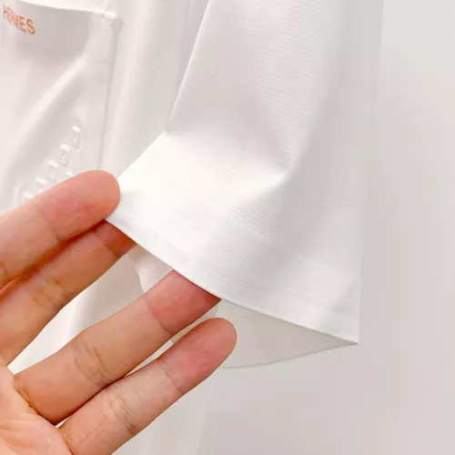 Replica Hermes Shirts Short Sleeved For Men #1333500 $52.00 USD for Wholesale