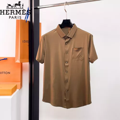 Hermes Shirts Short Sleeved For Men #1333501 $52.00 USD, Wholesale Replica Hermes Shirts