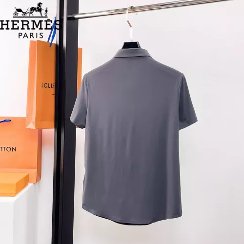 Replica Hermes Shirts Short Sleeved For Men #1333502 $52.00 USD for Wholesale