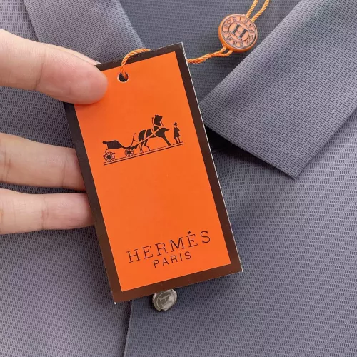 Replica Hermes Shirts Short Sleeved For Men #1333502 $52.00 USD for Wholesale