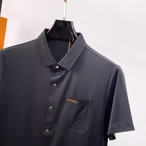 Replica Hermes Shirts Short Sleeved For Men #1333503 $52.00 USD for Wholesale