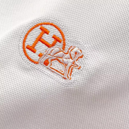 Replica Hermes T-Shirts Short Sleeved For Men #1333516 $42.00 USD for Wholesale