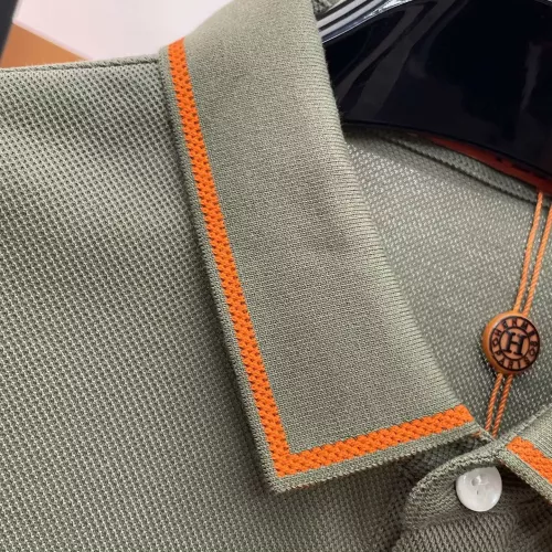 Replica Hermes T-Shirts Short Sleeved For Men #1333517 $42.00 USD for Wholesale