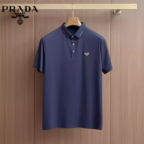 Prada T-Shirts Short Sleeved For Men #1333524 $48.00 USD, Wholesale Replica Prada T-Shirts
