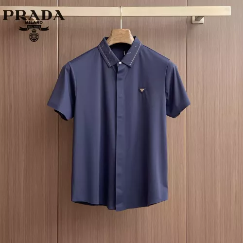 Prada Shirts Short Sleeved For Men #1333528 $52.00 USD, Wholesale Replica Prada Shirts
