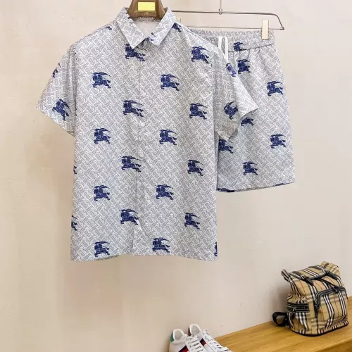 Burberry Tracksuits Short Sleeved For Men #1333566 $64.00 USD, Wholesale Replica Burberry Tracksuits