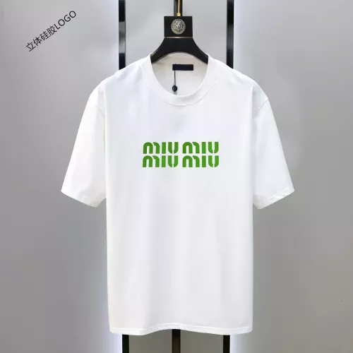 MIU MIU T-Shirts Short Sleeved For Unisex #1333641 $42.00 USD, Wholesale Replica MIU MIU T-Shirts