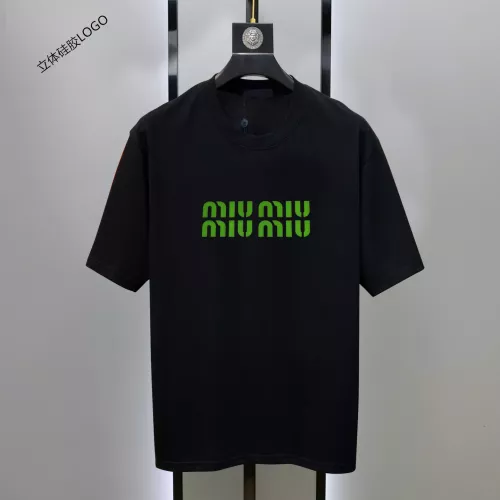 MIU MIU T-Shirts Short Sleeved For Unisex #1333642 $42.00 USD, Wholesale Replica MIU MIU T-Shirts
