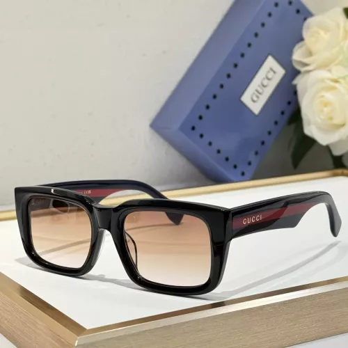 Gucci AAA Quality Sunglasses #1333658 $60.00 USD, Wholesale Replica Gucci AAA Quality Sunglasses