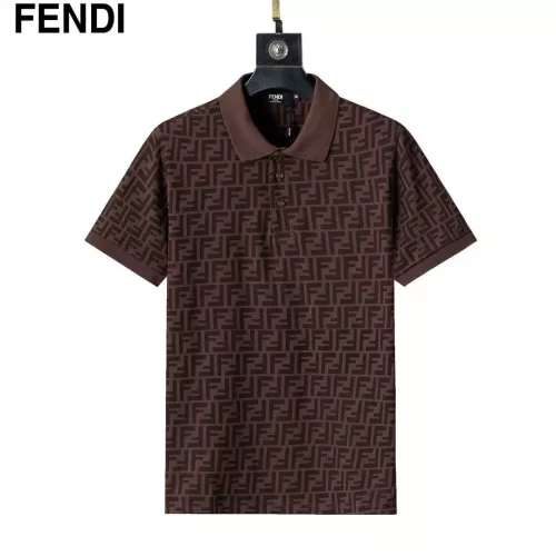 Fendi T-Shirts Short Sleeved For Men #1333776 $32.00 USD, Wholesale Replica Fendi T-Shirts