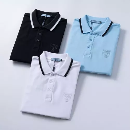 Replica Prada T-Shirts Short Sleeved For Men #1333837 $32.00 USD for Wholesale
