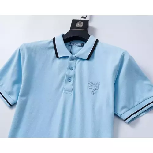 Replica Prada T-Shirts Short Sleeved For Men #1333837 $32.00 USD for Wholesale