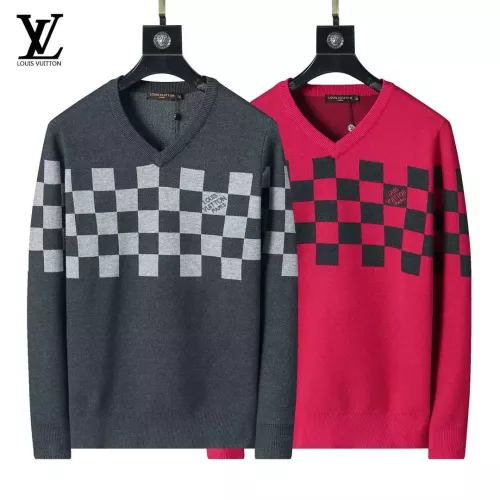 Replica Louis Vuitton LV Sweaters Long Sleeved For Men #1333850 $45.00 USD for Wholesale