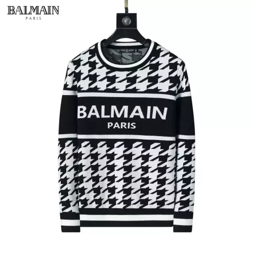 Balmain Sweaters Long Sleeved For Men #1333877 $45.00 USD, Wholesale Replica Balmain Sweaters