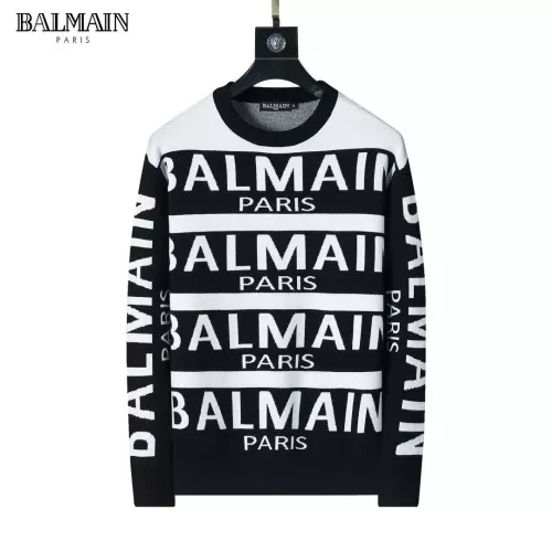 Balmain Sweaters Long Sleeved For Men #1333878 $45.00 USD, Wholesale Replica Balmain Sweaters