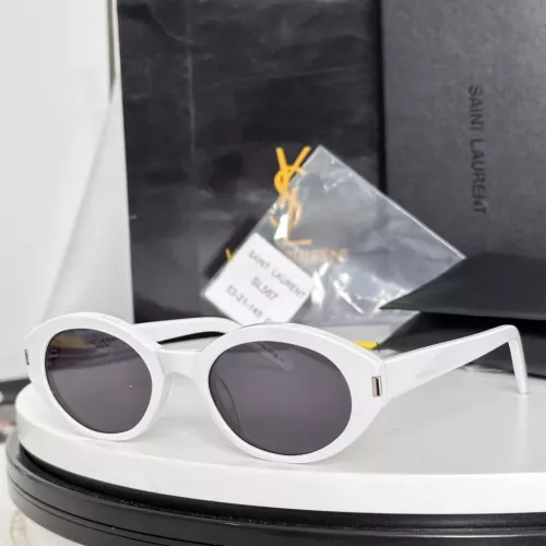 Yves Saint Laurent YSL AAA Quality Sunglasses #1334022 $60.00 USD, Wholesale Replica Yves Saint Laurent YSL AAA Quality Sunglasses