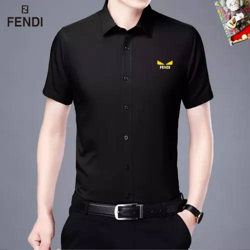 Fendi Shirts Short Sleeved For Unisex #1334148 $38.00 USD, Wholesale Replica Fendi Shirts
