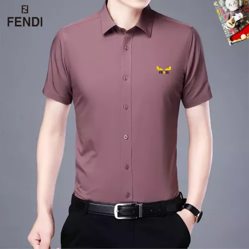 Fendi Shirts Short Sleeved For Unisex #1334149 $38.00 USD, Wholesale Replica Fendi Shirts