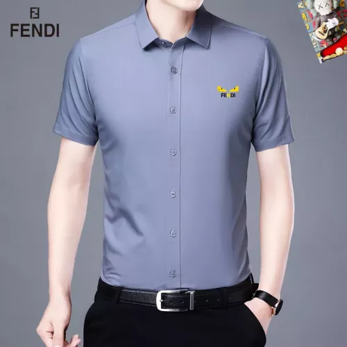Fendi Shirts Short Sleeved For Unisex #1334150 $38.00 USD, Wholesale Replica Fendi Shirts