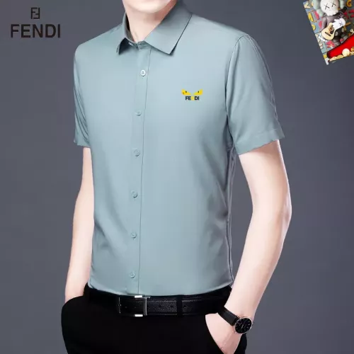 Fendi Shirts Short Sleeved For Unisex #1334151 $38.00 USD, Wholesale Replica Fendi Shirts