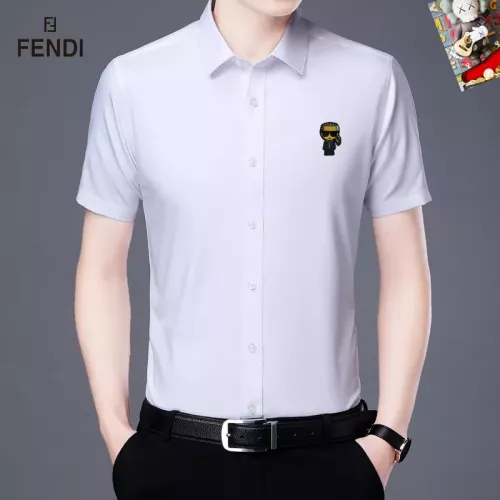 Fendi Shirts Short Sleeved For Unisex #1334162 $38.00 USD, Wholesale Replica Fendi Shirts
