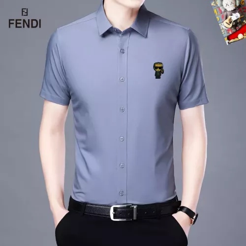 Fendi Shirts Short Sleeved For Unisex #1334164 $38.00 USD, Wholesale Replica Fendi Shirts