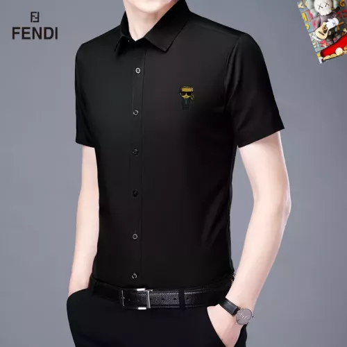 Fendi Shirts Short Sleeved For Unisex #1334166 $38.00 USD, Wholesale Replica Fendi Shirts