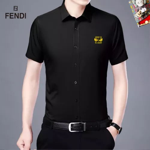 Fendi Shirts Short Sleeved For Unisex #1334175 $38.00 USD, Wholesale Replica Fendi Shirts