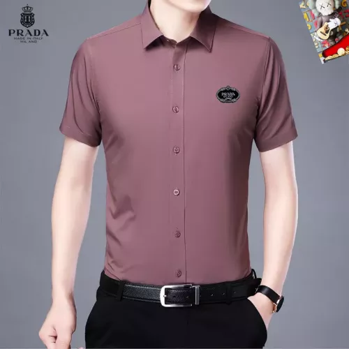 Prada Shirts Short Sleeved For Unisex #1334184 $38.00 USD, Wholesale Replica Prada Shirts