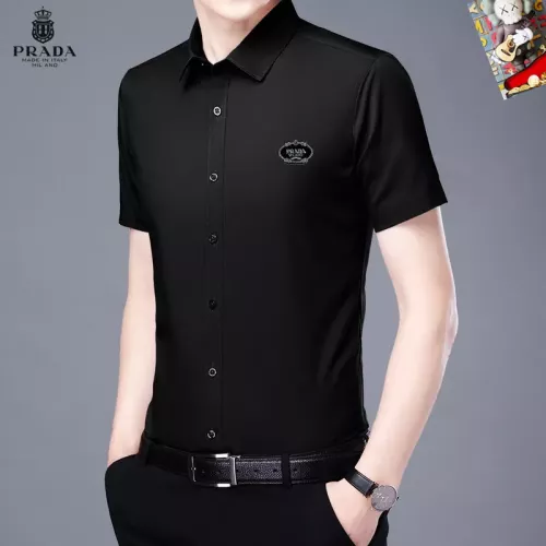 Prada Shirts Short Sleeved For Unisex #1334185 $38.00 USD, Wholesale Replica Prada Shirts