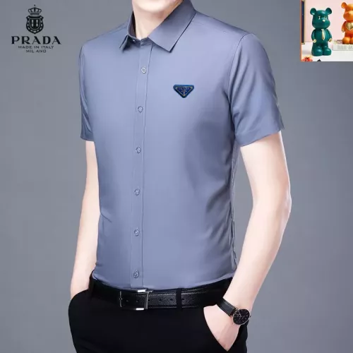 Prada Shirts Short Sleeved For Unisex #1334189 $38.00 USD, Wholesale Replica Prada Shirts