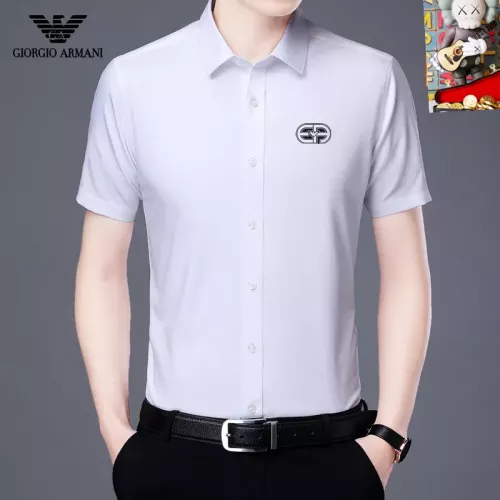 Armani Shirts Short Sleeved For Unisex #1334196 $38.00 USD, Wholesale Replica Armani Shirts