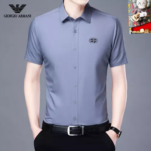 Armani Shirts Short Sleeved For Unisex #1334198 $38.00 USD, Wholesale Replica Armani Shirts