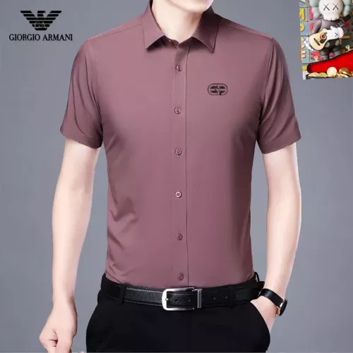 Armani Shirts Short Sleeved For Unisex #1334199 $38.00 USD, Wholesale Replica Armani Shirts