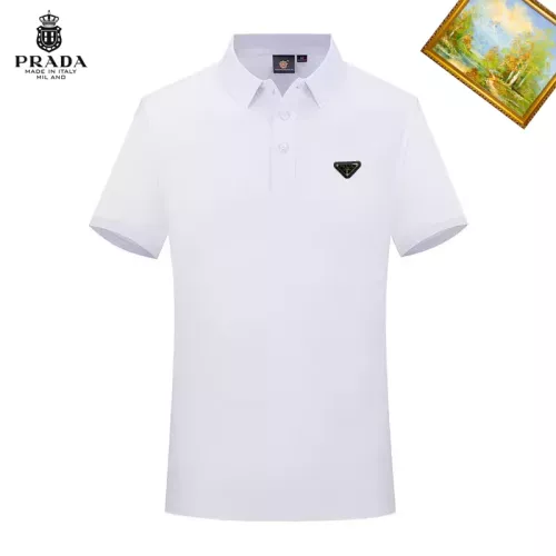 Prada T-Shirts Short Sleeved For Men #1334315 $29.00 USD, Wholesale Replica Prada T-Shirts
