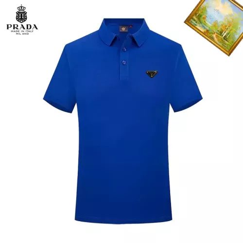 Prada T-Shirts Short Sleeved For Men #1334321 $29.00 USD, Wholesale Replica Prada T-Shirts