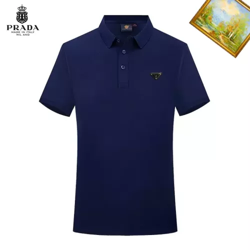 Prada T-Shirts Short Sleeved For Men #1334322 $29.00 USD, Wholesale Replica Prada T-Shirts