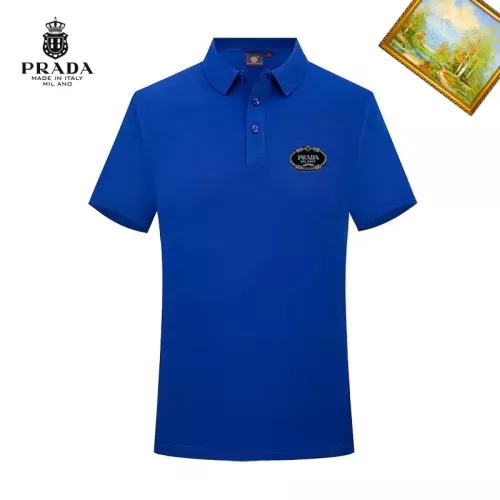 Prada T-Shirts Short Sleeved For Men #1334332 $29.00 USD, Wholesale Replica Prada T-Shirts
