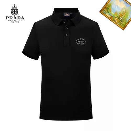 Prada T-Shirts Short Sleeved For Men #1334334 $29.00 USD, Wholesale Replica Prada T-Shirts