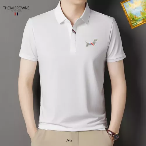 Thom Browne TB T-Shirts Short Sleeved For Men #1334396 $34.00 USD, Wholesale Replica Thom Browne TB T-Shirts