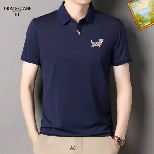 Thom Browne TB T-Shirts Short Sleeved For Men #1334399 $34.00 USD, Wholesale Replica Thom Browne TB T-Shirts