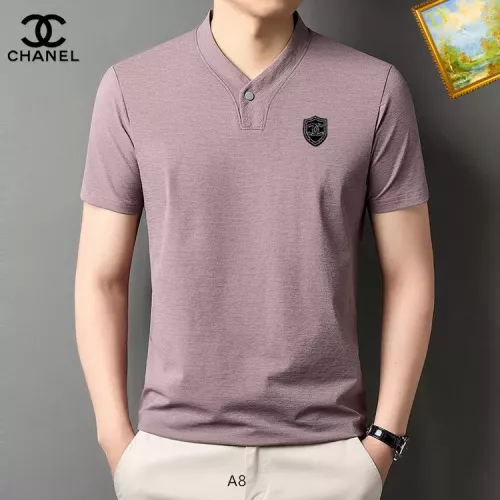 Chanel T-Shirts Short Sleeved For Men #1334416 $34.00 USD, Wholesale Replica Chanel T-Shirts