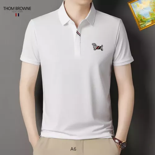 Thom Browne TB T-Shirts Short Sleeved For Men #1334425 $34.00 USD, Wholesale Replica Thom Browne TB T-Shirts
