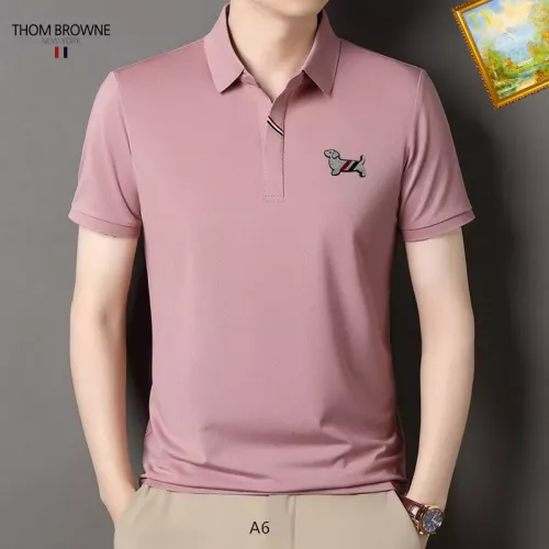 Thom Browne TB T-Shirts Short Sleeved For Men #1334426 $34.00 USD, Wholesale Replica Thom Browne TB T-Shirts