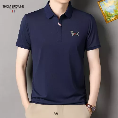Thom Browne TB T-Shirts Short Sleeved For Men #1334428 $34.00 USD, Wholesale Replica Thom Browne TB T-Shirts