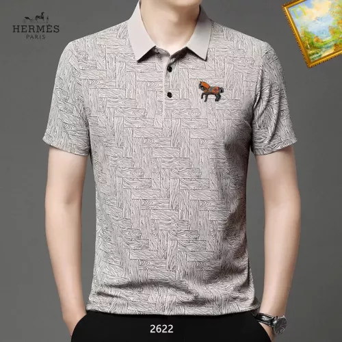Hermes T-Shirts Short Sleeved For Men #1334453 $34.00 USD, Wholesale Replica Hermes T-Shirts
