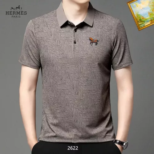 Hermes T-Shirts Short Sleeved For Men #1334454 $34.00 USD, Wholesale Replica Hermes T-Shirts