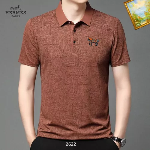 Hermes T-Shirts Short Sleeved For Men #1334460 $34.00 USD, Wholesale Replica Hermes T-Shirts